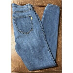 Vibrant MIU Blue Denim Distressed Jeans Women's Size 15(W31)